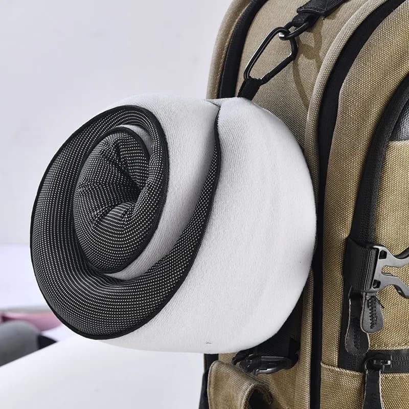 Cuscino da Viaggio a U Morbido e Pieghevole, Supporto Ergonomico per Aereo, Efficace per Alleviare il Dolore Cervicale e Rilassarsi