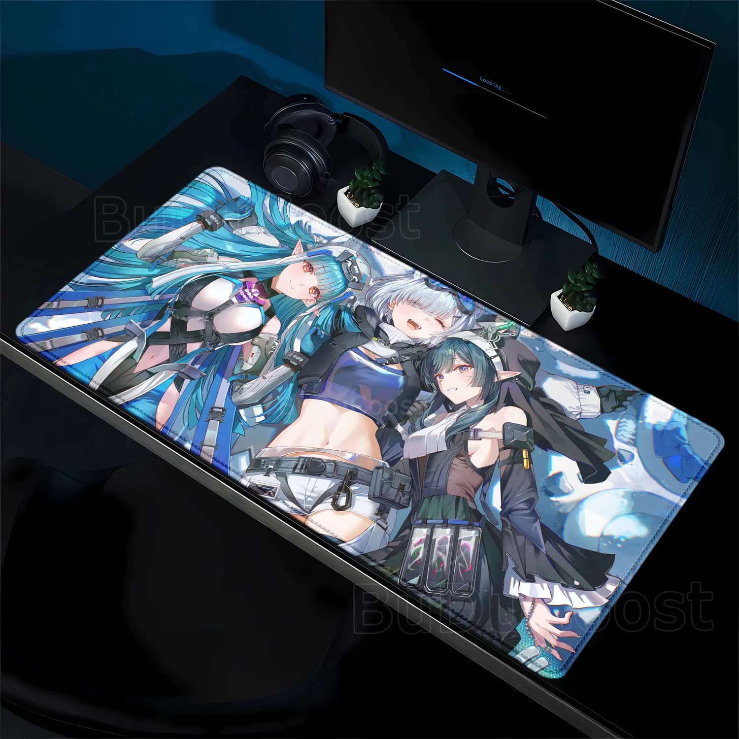 Tappetino per mouse Arknights Endfield, tappetino per mouse da gioco Anime Girl, tappetino per mouse di grandi dimensioni, tappetino per mouse XXL 900x400mm, tappetino da scrivania con stampa HD per PC