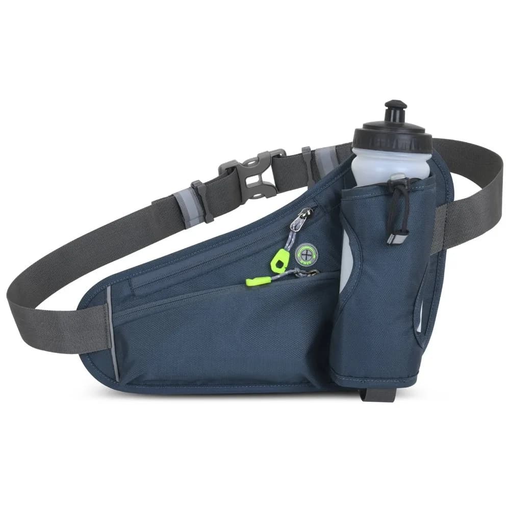 Adjustable Hydrating Belt Sports Waist Bag, Compatible with Phone, Waterproof Waist Bag for Running and Walking