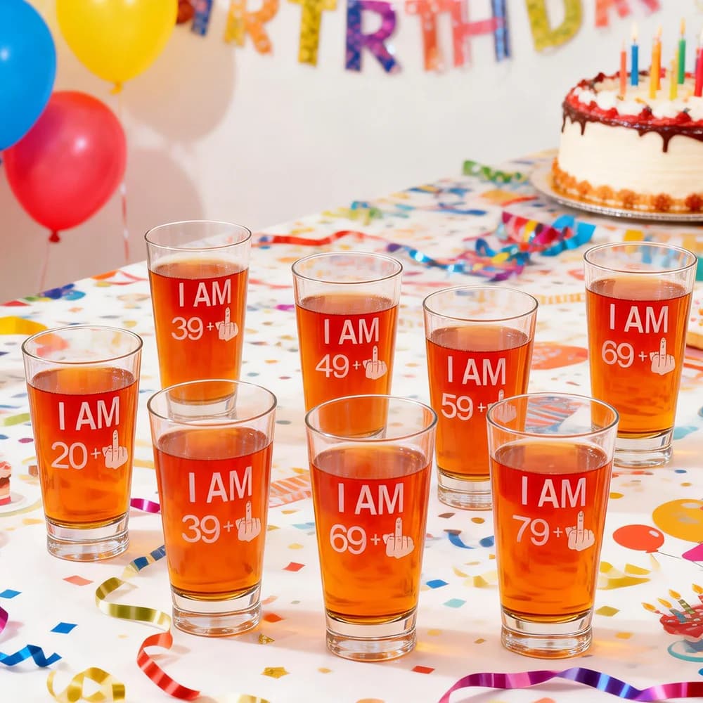 21st 30th 40th 50th 60th 70th 80th Birthday Wine Glass Novelty Gift For Birthday Party Decor Favor Present For Friends Family