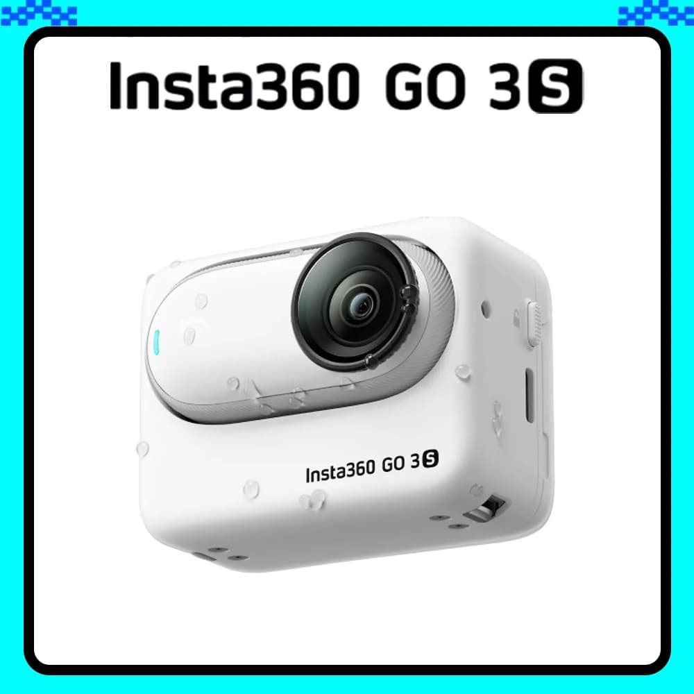 Insta360 GO 3S Tiny 4K Action Camera Nero Bianco 39g 64G 128G Action Pod Editing AI FlowState impermeabile Insta 360 GO3S Originale