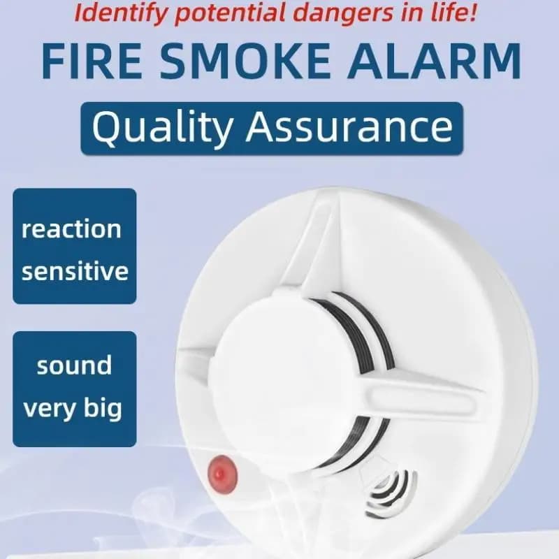 4G NB Smart Smoke Detector Real Time SMS Mobile Alert High Sensitivity Fire Alarm for Cafe Restaurant Safety