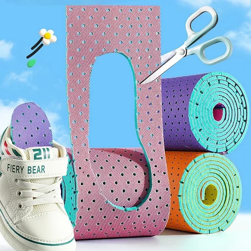 1 rotolo fai da te comfort antiscivolo cuscinetti per scarpe bambini adulti morbide solette auto-taglio traspirante fascite plantare cuscino per scarpe in memory foam
