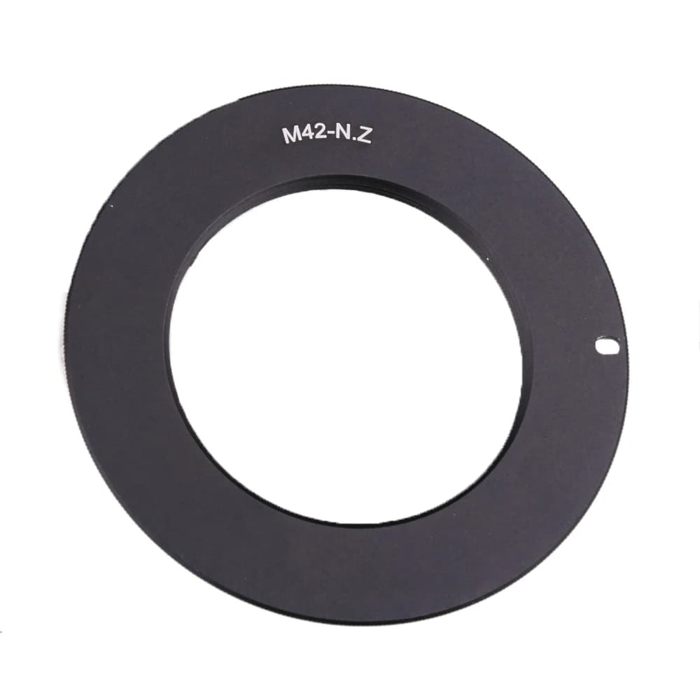 Adattatore per montaggio obiettivo fotografico macro M42-Nik Z da 1 mm ultrasottile per obiettivo M42 (M42x1mm) per fotocamera Nikon Z Mount Z5,Z6,Z7,Z50