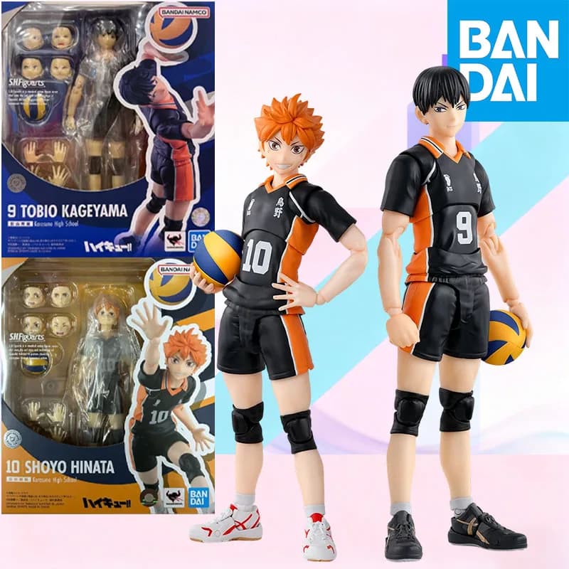 Disponibile BANDAI Originale S.H.Figuarts 9 TOBIO KAGEYAMA 10 SHOYO HINATA SHF Action Figure Modello Regalo per Bambini Confezione in Scatola di Schiuma