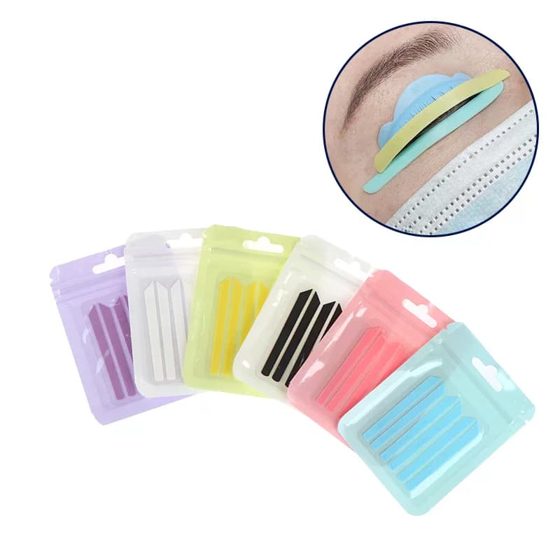 3 Paia di Strisce in Silicone per Lifting Ciglia, Morbidi Cuscinetti per Lashlift, Nastro Adesivo per Extension Ciglia, Strumenti per Trucco