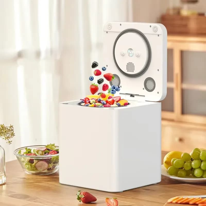 Electric Kitchen Compost Bin Stainless Steel Automatic Food Waste Disposer App Control Multigrind Household Garbage Processor