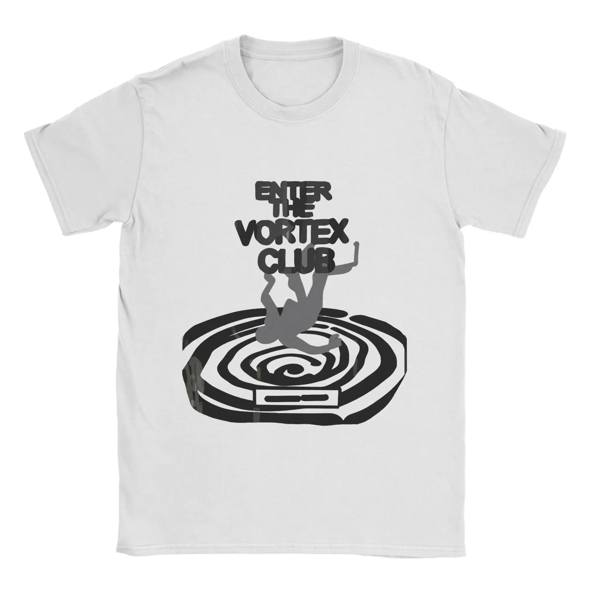 Life Is Strange Men T Shirt Enter the Vortex Club Crazy Tee Shirt Short Sleeve O Neck T-Shirts Cotton Plus Size Clothing