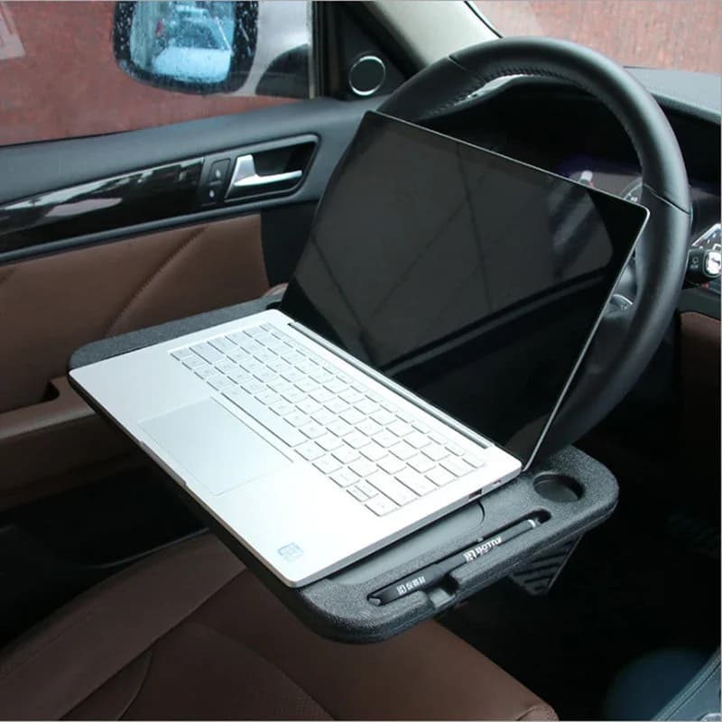 Multifunctional dining table tray for car steering wheel Car table Multi-functional dining table for car Plastic card table for steering wheel