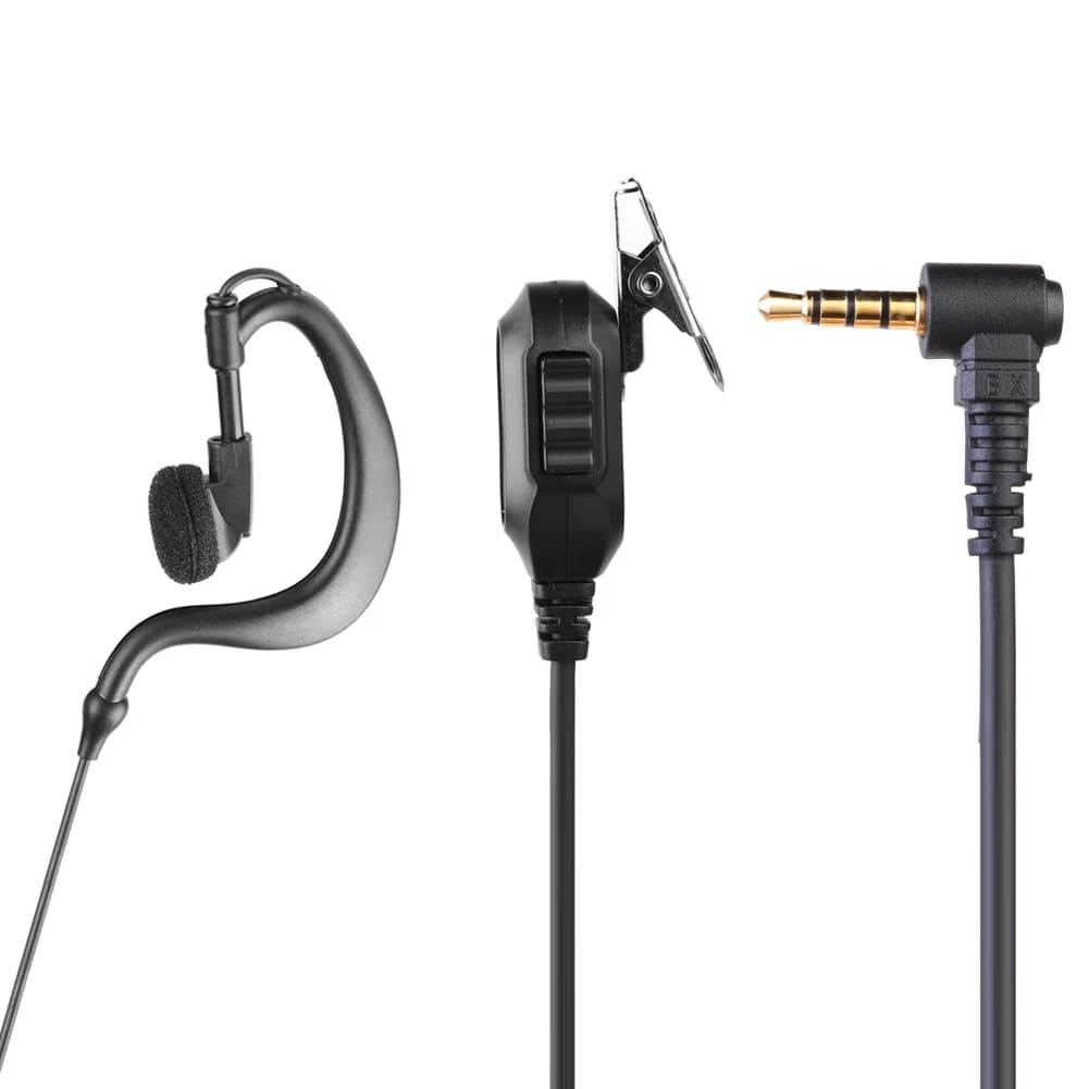 Cuffie walkie-talkie a 1 pin con microfono PTT Auricolare walkie-talkie Accessori multifunzionali per radio Motorola ICOM YAESU