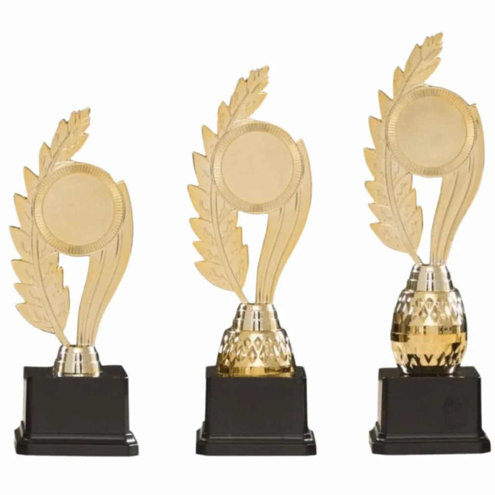 Jump Rope Trophy Cup 24/27/30cm in Plastic PP, Mini Trophy Golden Unique Design Award, Award Winner for Swimming Gare