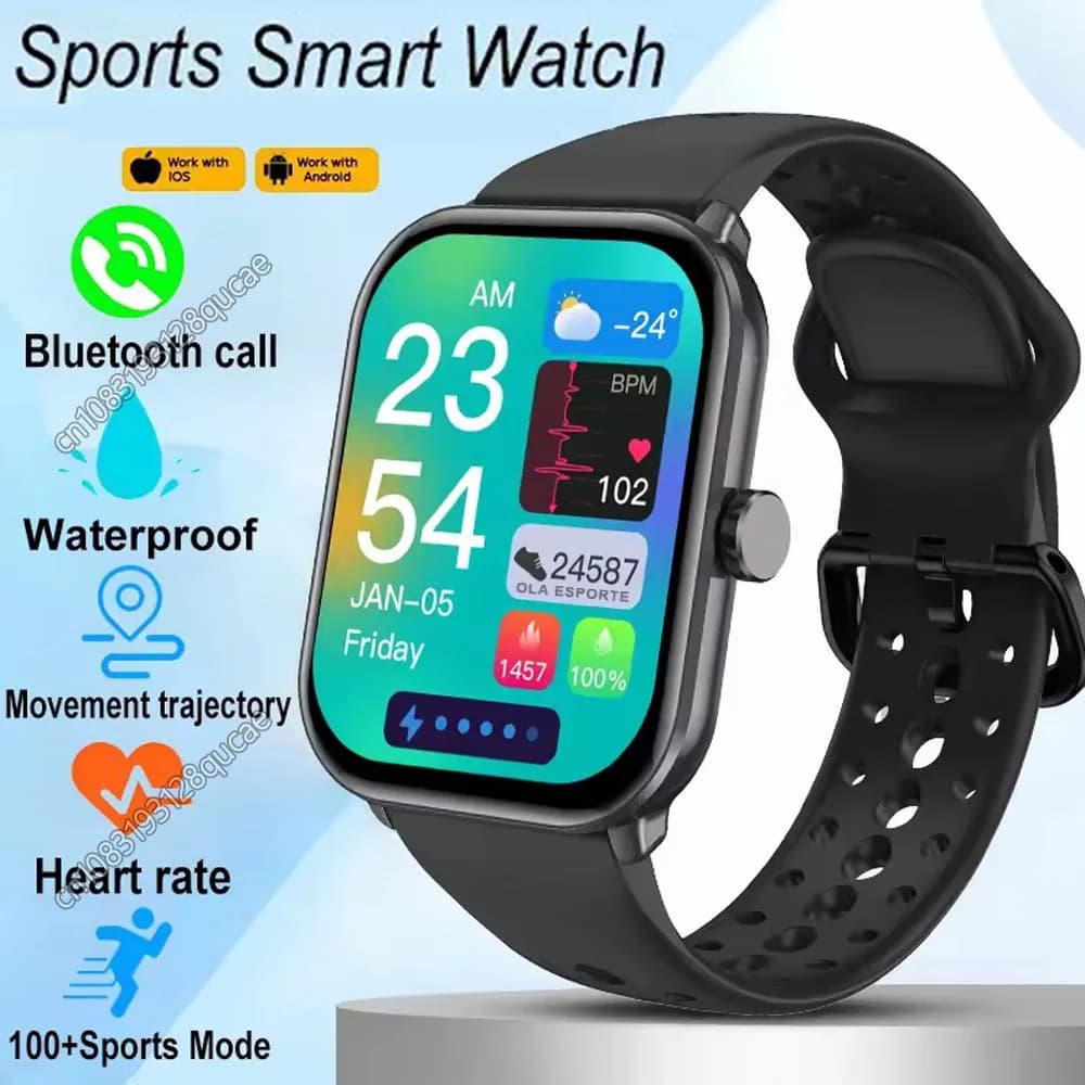 Watch 5 Global Version Man Woman 1.88 ''AMOLED HD Screen Heart Rate Bluetooth GPS Track Sport Waterproof Smart Watches L16