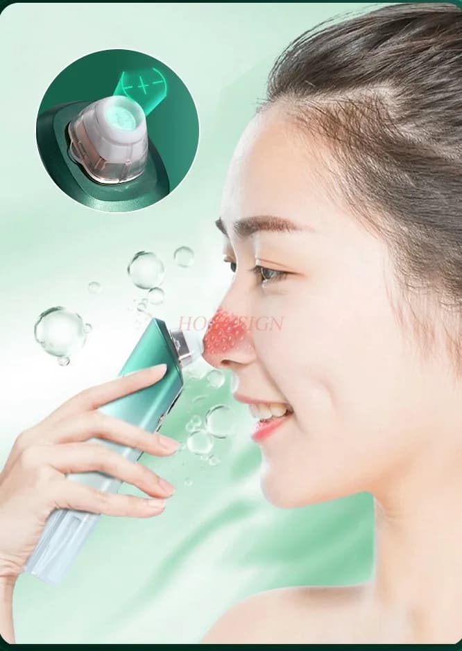 Home black dot suction device, facial cleaning tool and beauty, acne pore suction device