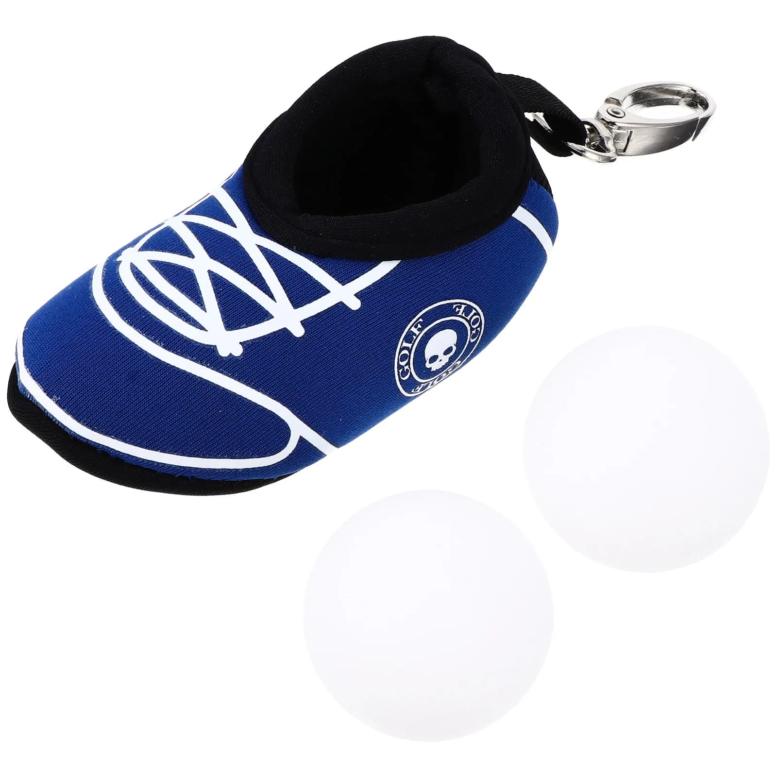 Set di 1 Borsa Porta Palline da Golf dal Design Unico a Forma di Scarpa, Lavorazione Squisita, Sensazione Confortevole al Tatto, Custodia per Palline in Neoprene per Coppie