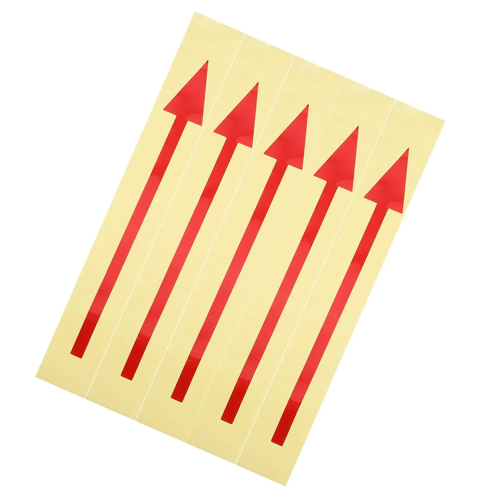 5 Pezzi Adesivi Direzionali per Cassetta Postale, Riflettenti, Impermeabili, Autoadesivi, per Esterni, Chiarezza Notturna, Consegna Precisa