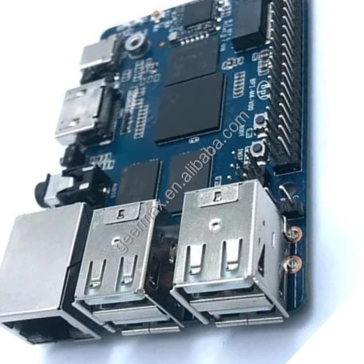 Banana Pi M4 2GB Mini Computer 64 Bit, Scheda Realtek RTD1395, PCB Personalizzabile Opzionale, Controllo Remoto PCBA, Circuito Stampato Banana Pi M4 2G