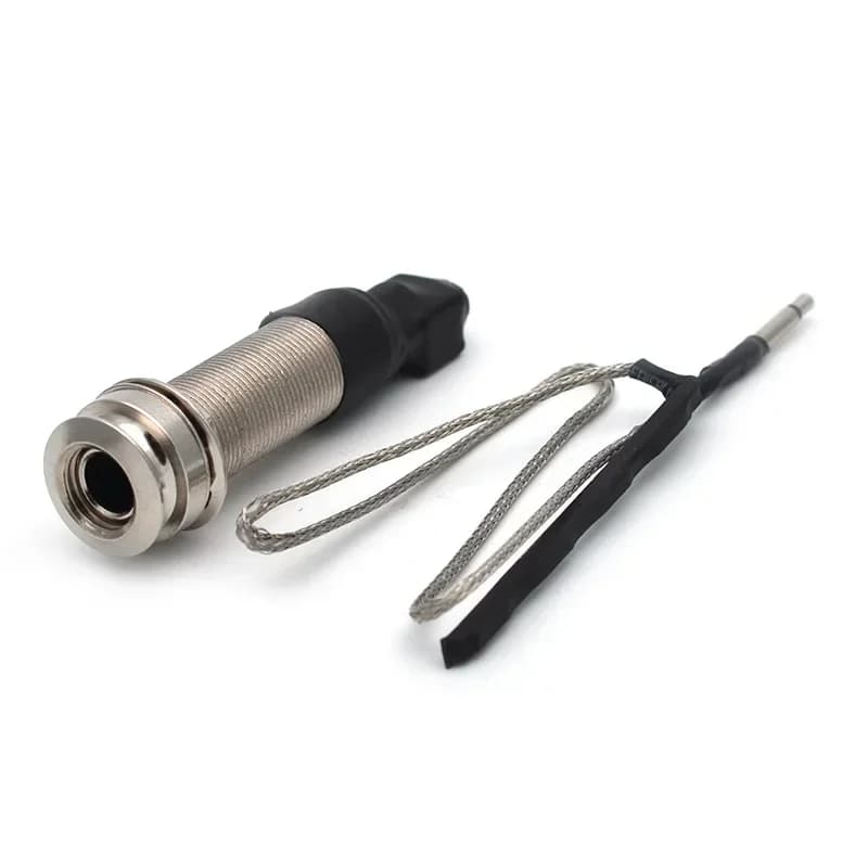 Pickup piezoelettrico sottosella per chitarra acustica folk per ukulele con cavo jack da 6,35 mm - Trasduttore sonoro durevole per ukulele