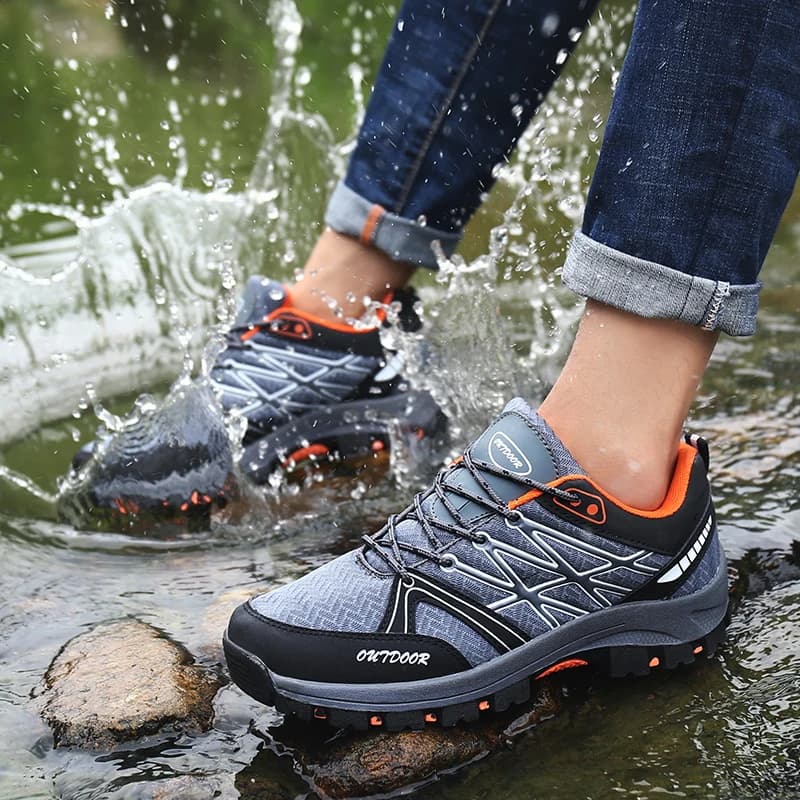 Scarpe da trekking da uomo per esterni, leggere, da corsa, antiscivolo, con suola in gomma, sneakers traspiranti in mesh 2026