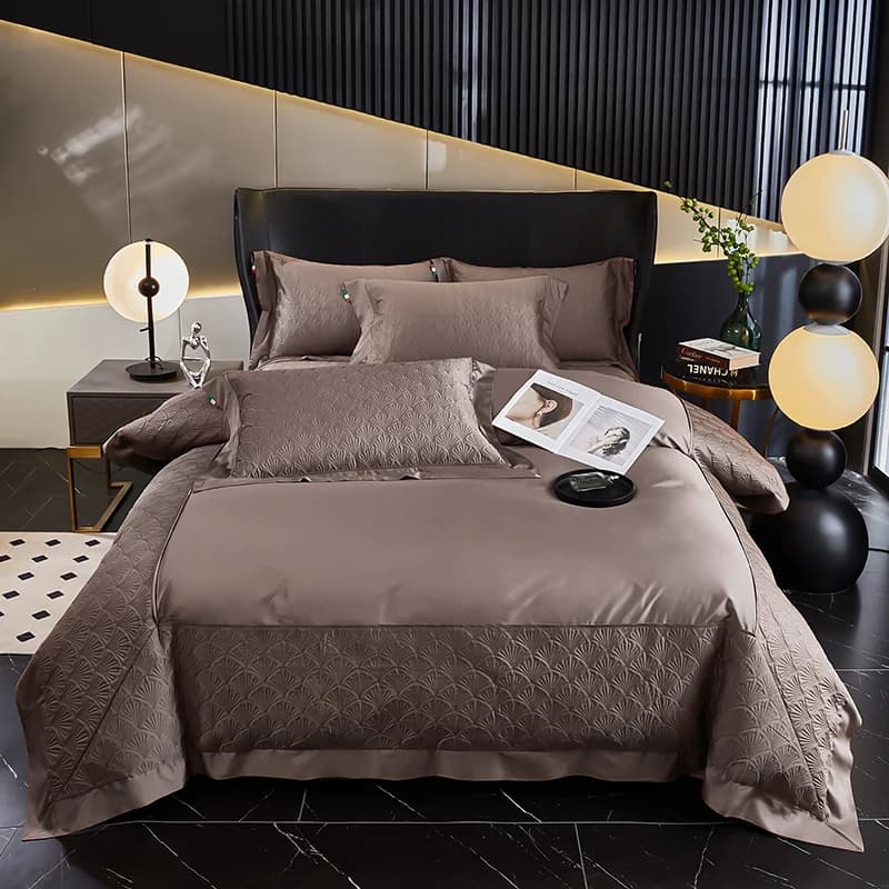 Set Completo di Biancheria da Letto e Componenti, Set di Lenzuola (Set Copriletto 4 Pezzi)