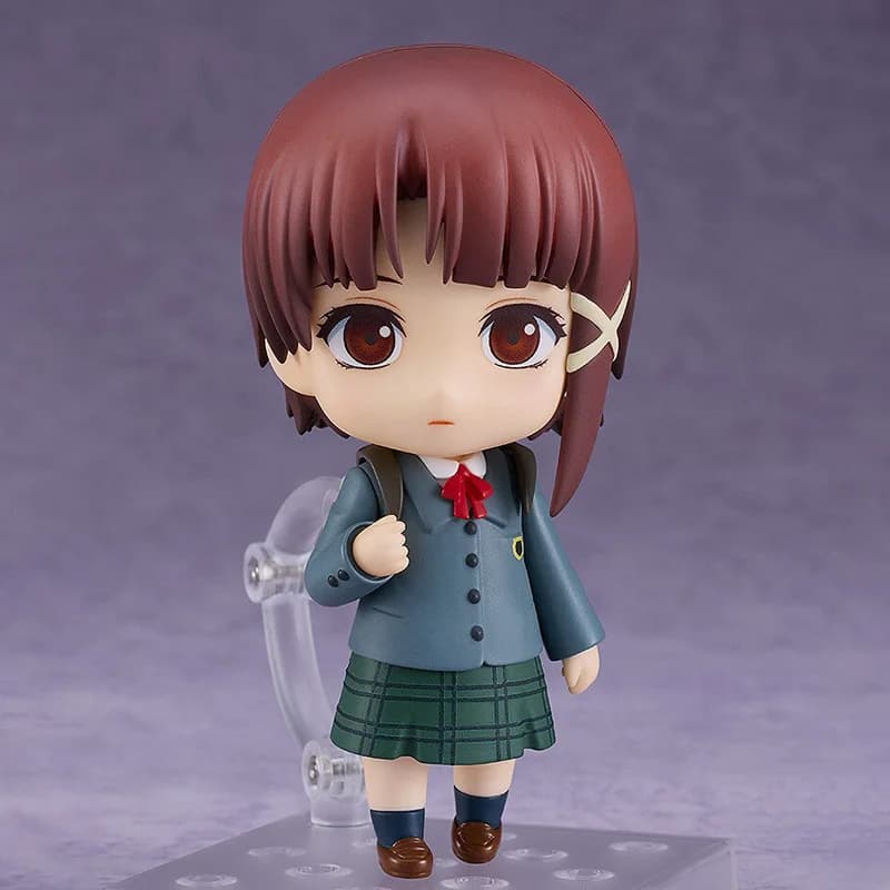 Nendoroid 2356 Iwakura Lain Serial Experiments Anime Chibi PVC Action Figure Articolata da Collezione Ornamento da Scrivania per i Fan degli Anime