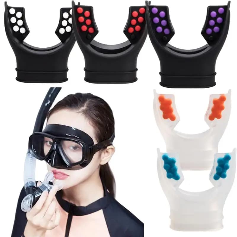 【W】1 Pezzo Boccaglio Regolatore per Snorkel, Comodo e Adattabile, per Uomini e Donne, Ricambio in Silicone per Boccaglio Subacqueo