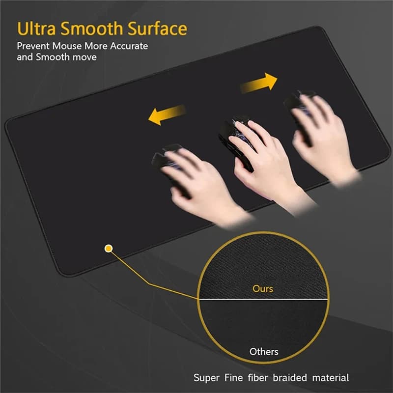 Mouse Pad Laptop Gaming Accessories Desktop Mat Mousepad Anime Office Computer Carpet Gamer Keyboard Pad