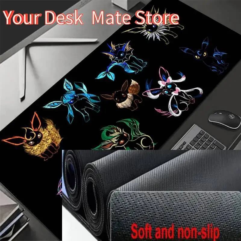 Computer Varmilo Tastiera Mouse Pad Anime Accessori da gioco Tavolo XXL Gamer Tappeto Scrivania P-Pokemon P-Pikachu Tappetino Mousepad