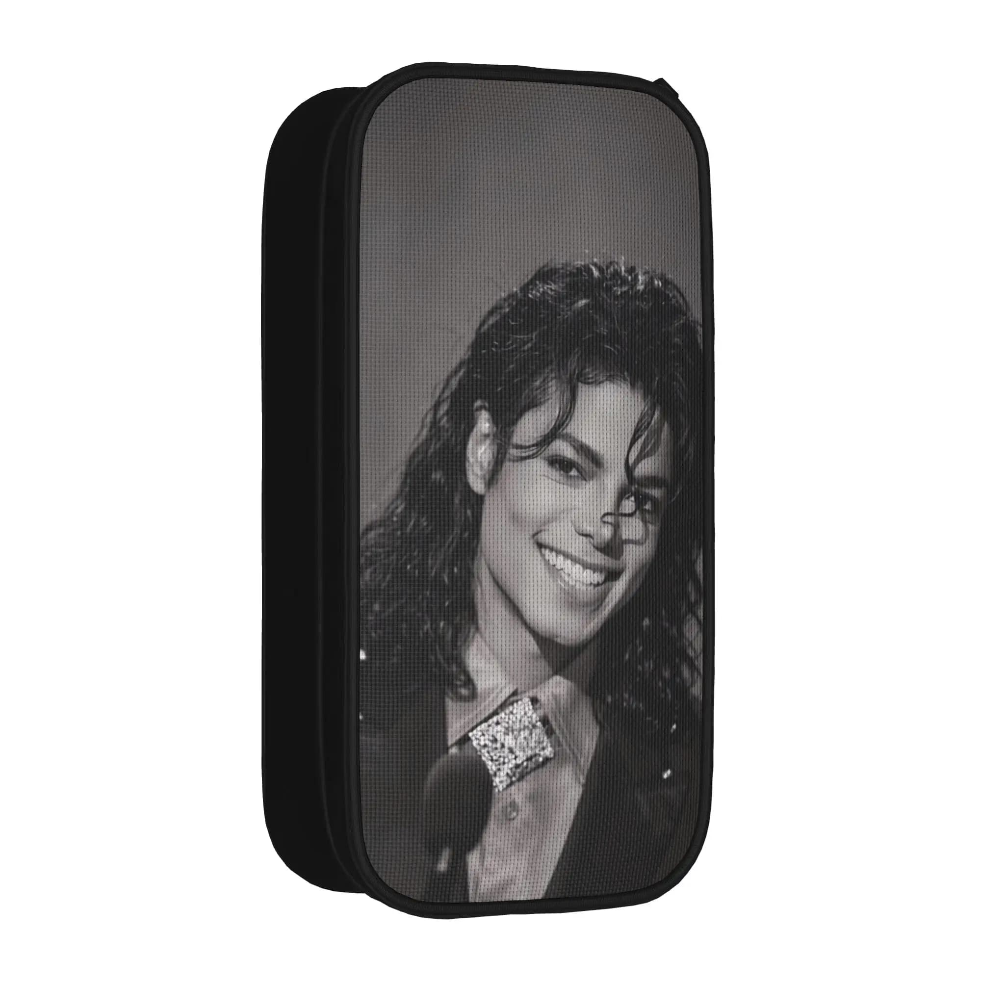 Michaels Jacksons Singer Pop Pencil Cases Fun Pen Holder Pencil Bags Girl Boy Big Capacity Students School Gifts Pencilcases