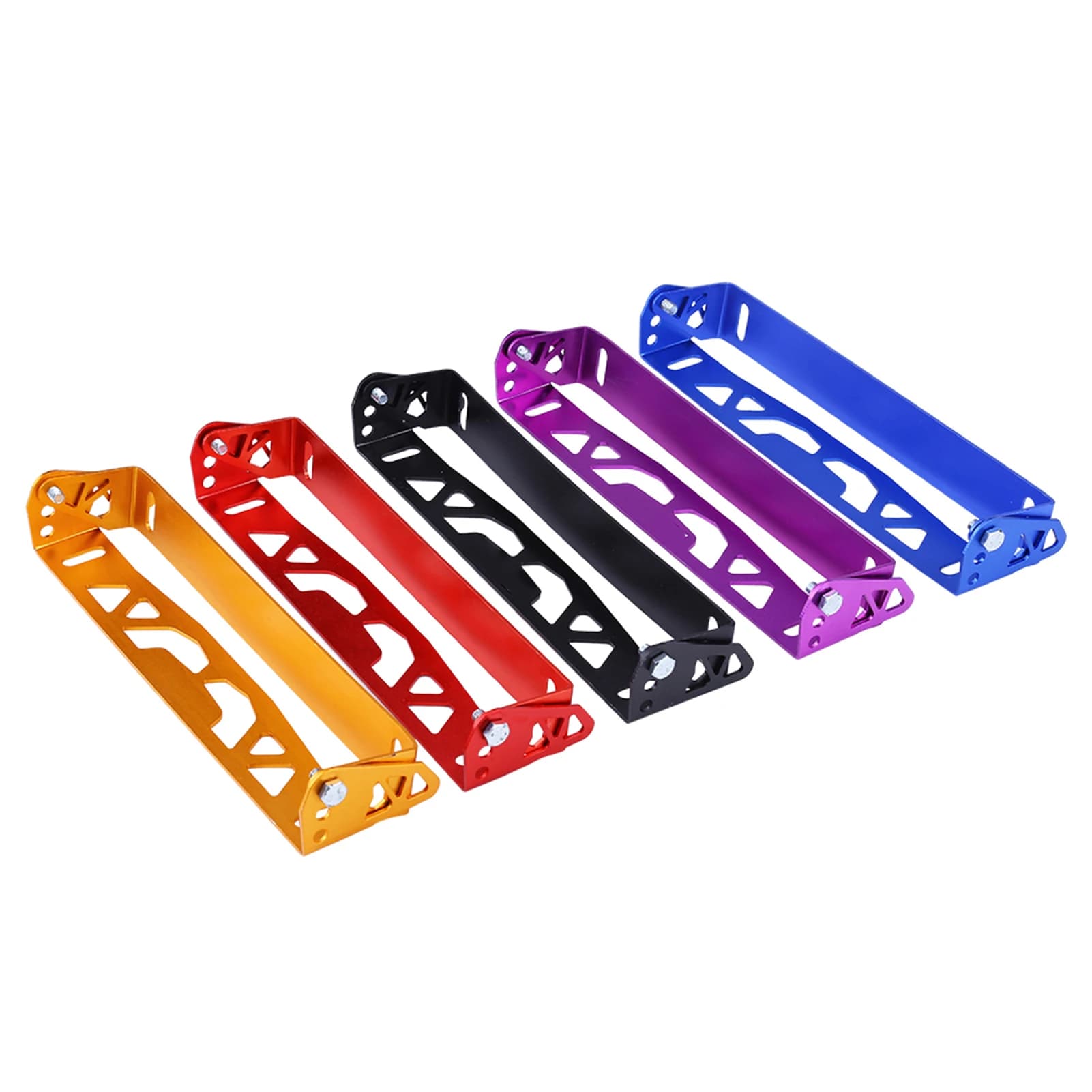 Licence Plate Frame Aluminium Alloy Adjustable Rustproof Polished Number Plate Holder Light Weight for Car