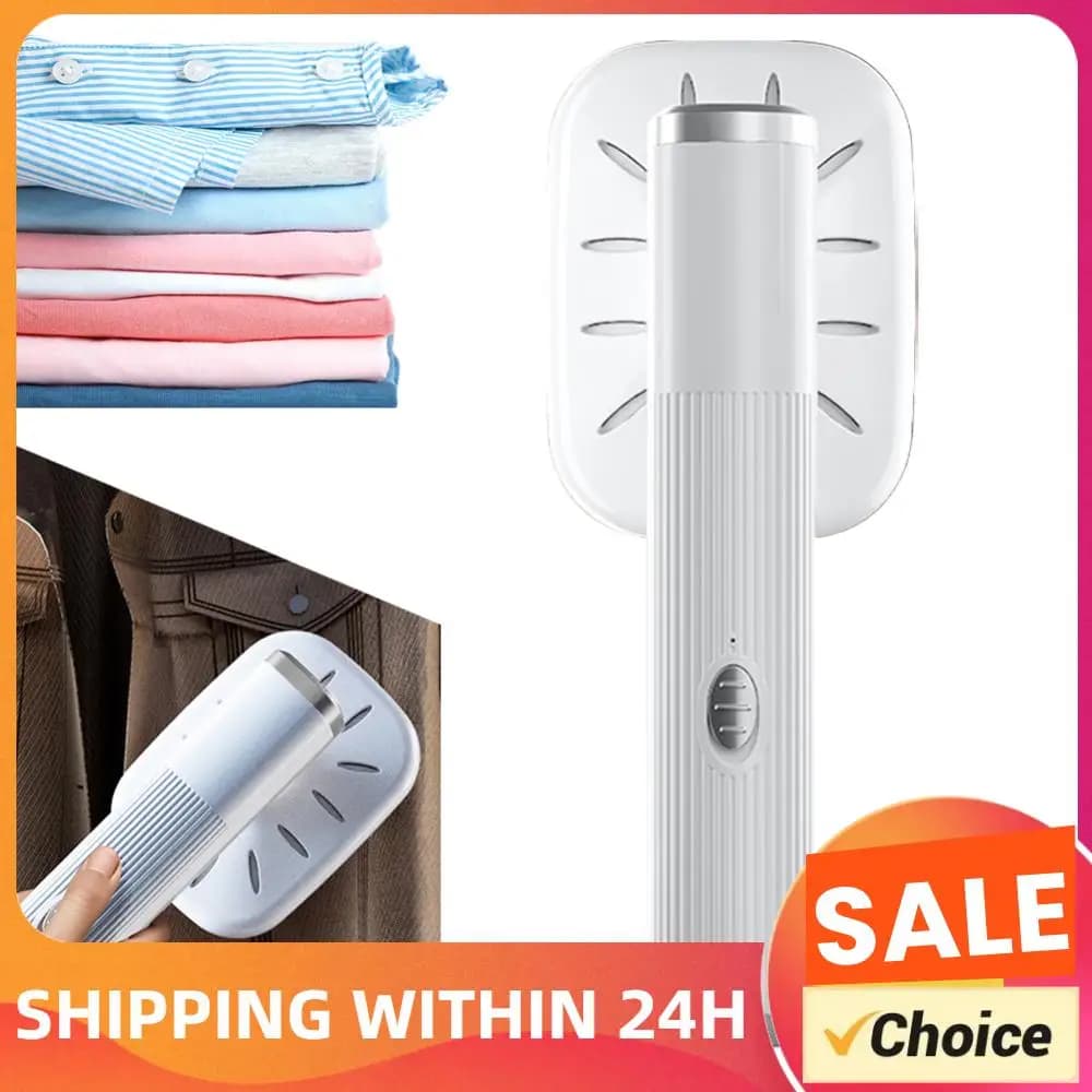 Handheld Iron Steamer 360° Ironing Dry & Wet Steam Iron USB Powered Small Garment Steamer for Fabric Clothes Ironing