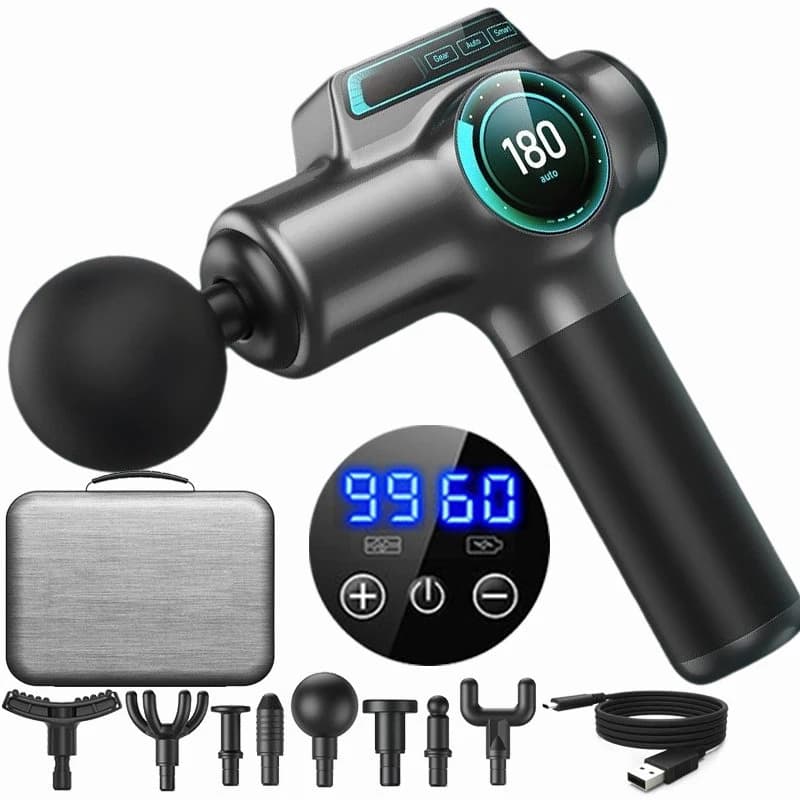 99 Speed Professional Muscle Massage Gun Massage For Neck and Back Massage Tool Dropshipping Fitness Equipment