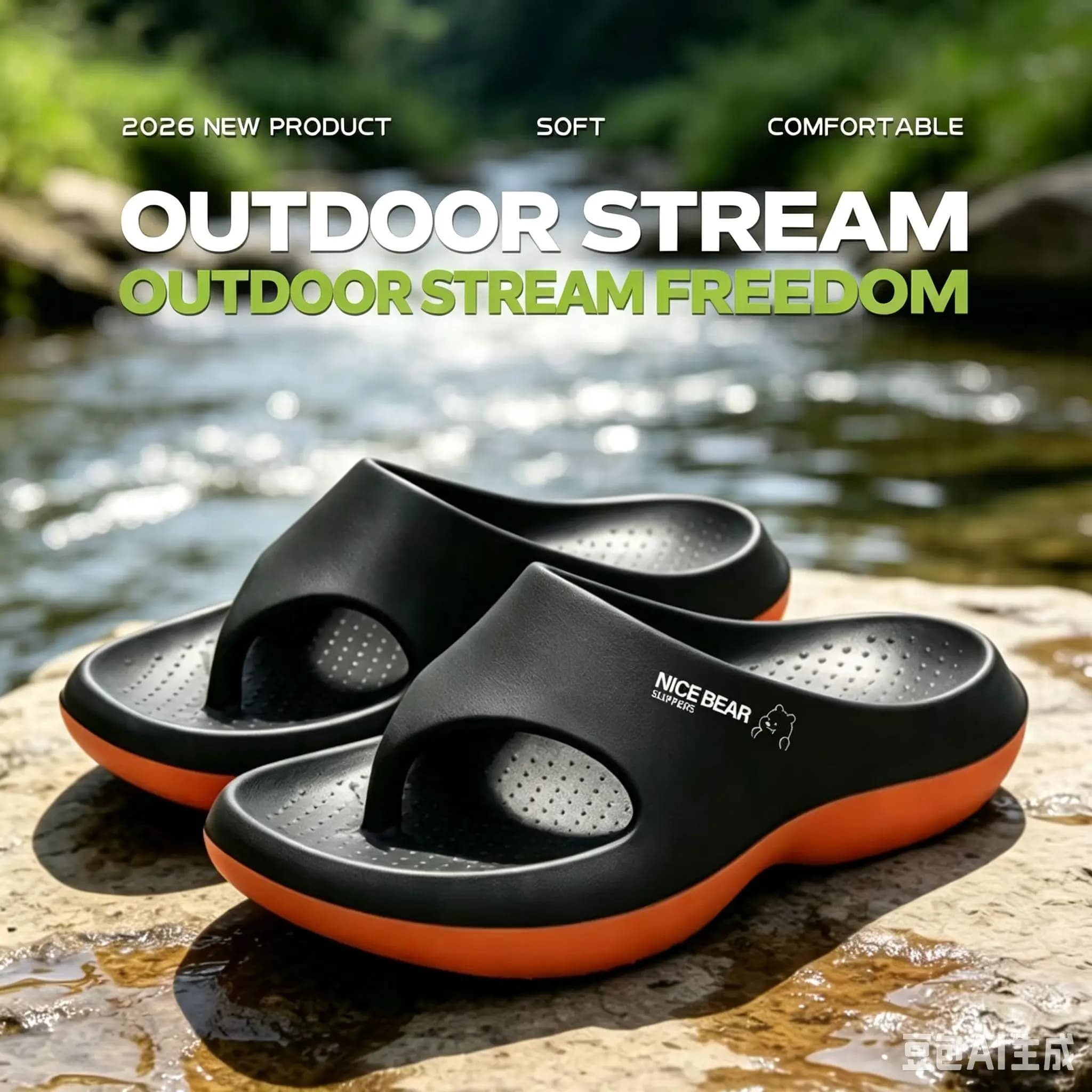 Women's Thick Platform EVA Flip Flops Summer Clip Toe Non-Slip Beach Sandals Comfortable Soft Sole Cloud Slippers for Men