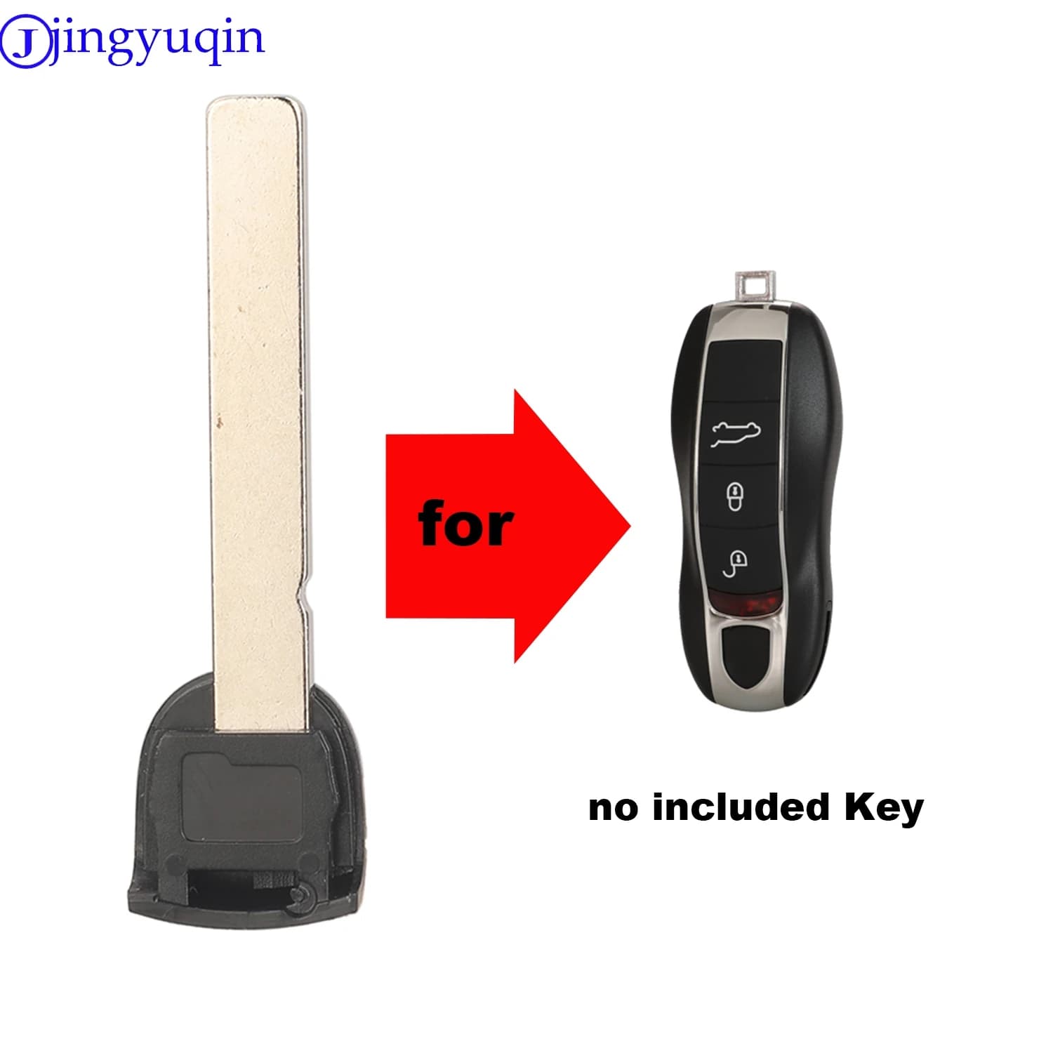 Jingyuqin Sostituzione A Distanza Chiave Dell'automobile Intelligente Lama Borsette Caso Fob Per Porsche Cayenne Macan718 Boxster Panamera 911