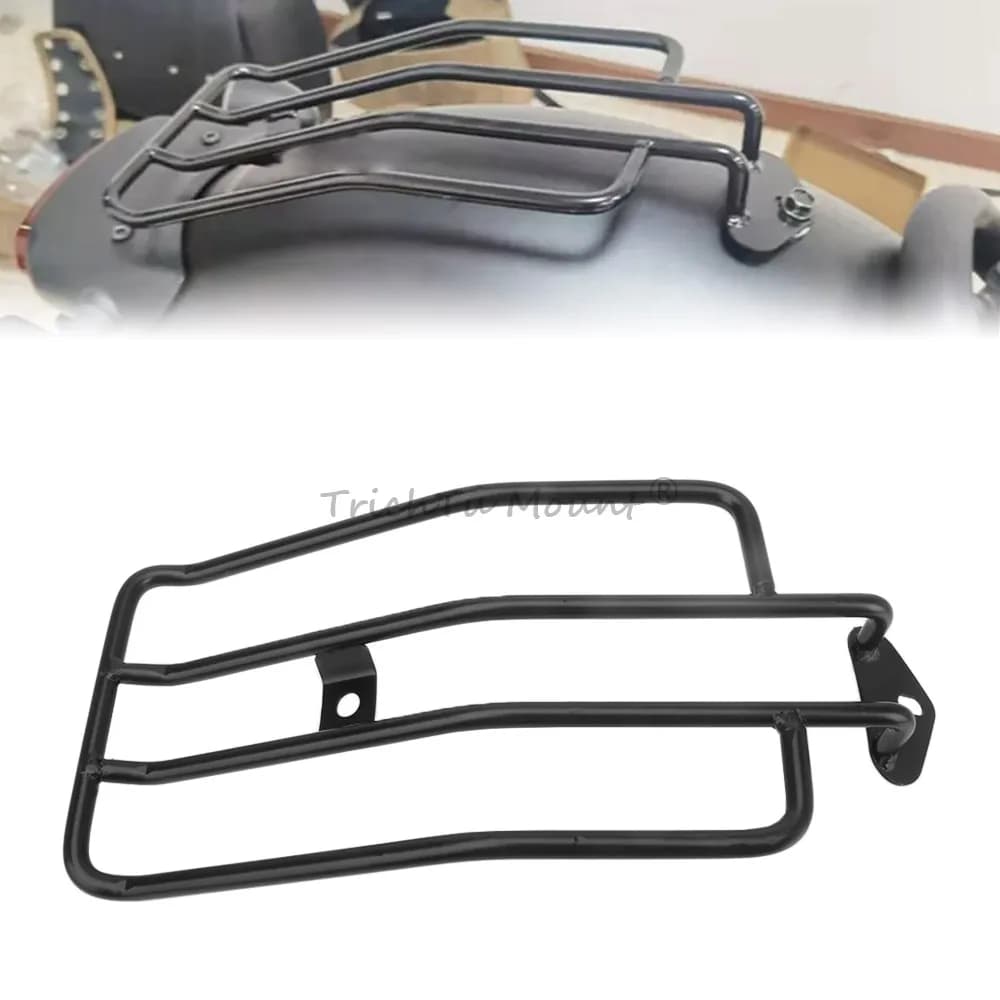 Steel Rear Luggage Rack Motorcycle Accessories Solo Seat Carrier Fit For Honda CMX300 CMX500 Rebel 300 500 2017-2021 Black