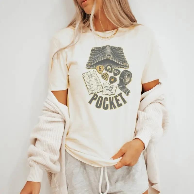 Skull Guitar Pick Indie Record Store Tee