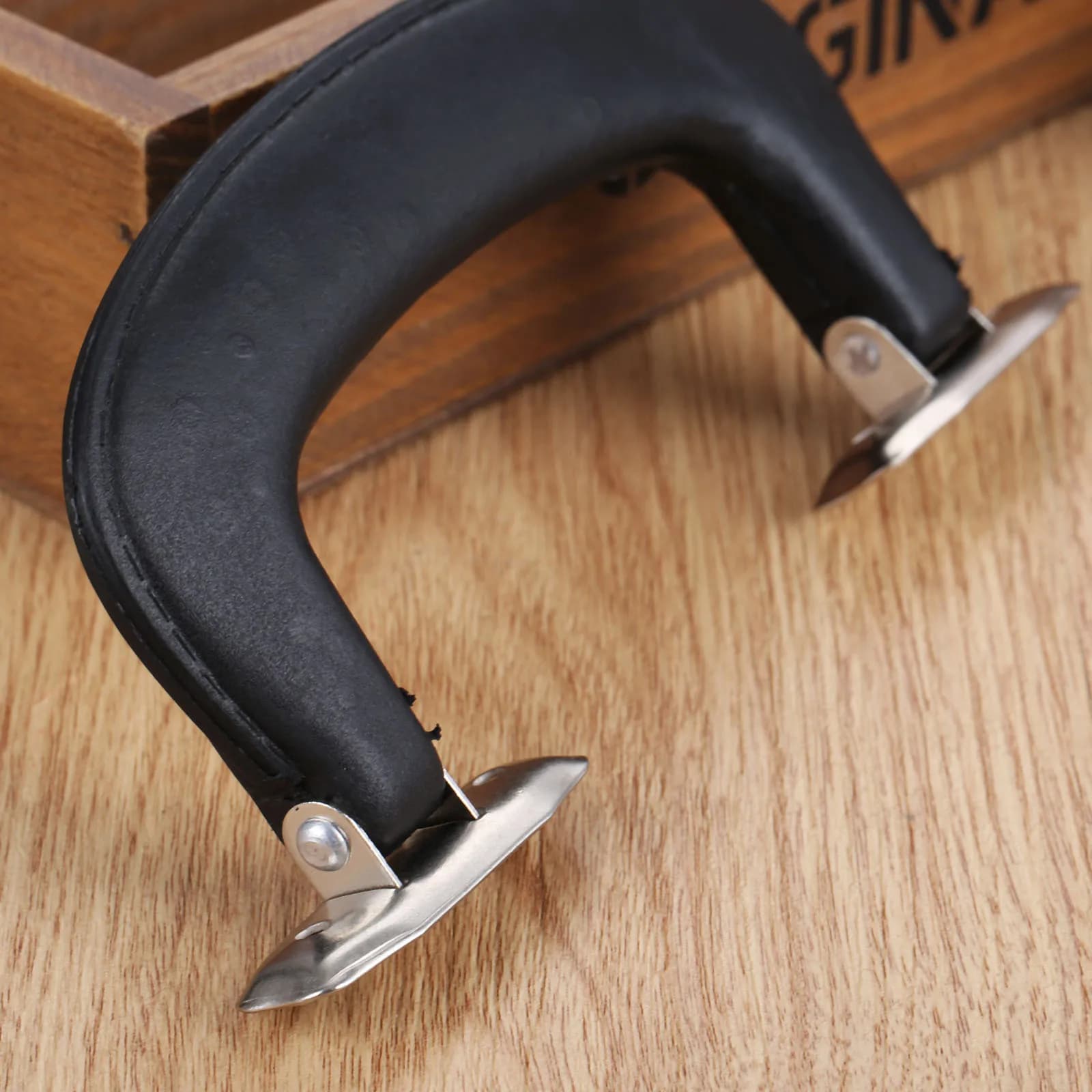 Maniglia di ricambio nera da 5,91*2,64 pollici per custodia chitarra, valigia, borsa - Facile da installare