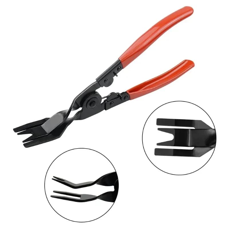 Set di Pinze per Clip Auto, Strumento per Rimozione Fissaggi, Pinze per Clip di Fissaggio, Attrezzo per Rimozione Rivetti e Finiture, Utensile per Porte Auto