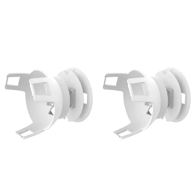 Supporto per altoparlante da parete A55T 2X per Echo, staffa per cassa acustica da interno con gestione cavi integrata, bianco