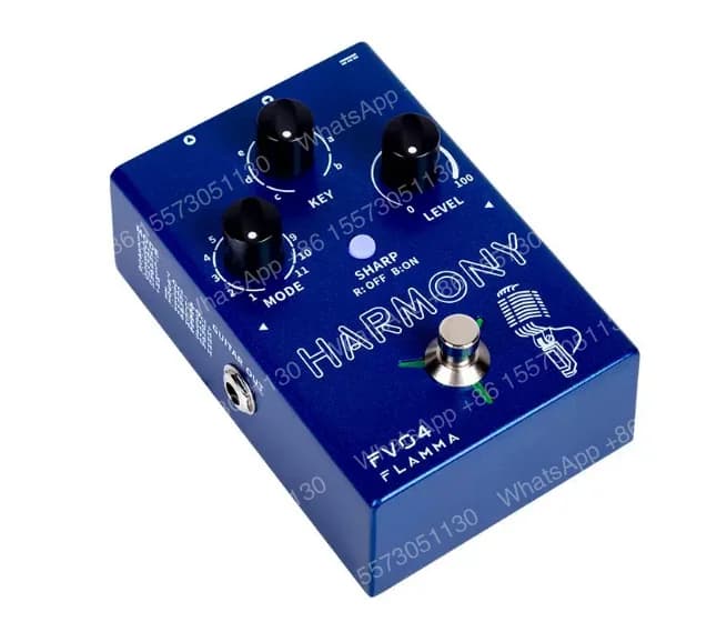 Electric Wood Guitar Effect Device Harmony Guitar Single Block Backing Track Effect Device Vocal Harmony Effect Device Fv04