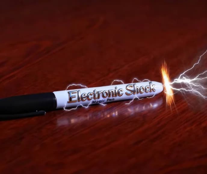 Penna magica con scossa elettronica - Trucco dell'equilibrio delle vibrazioni per oggetti di scena magici per maghi adulti