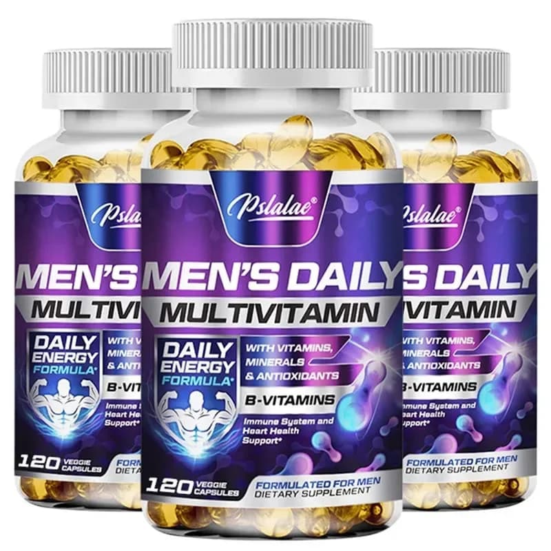 Male multivitamin supplement: supports immune health, increases energy production and improves vitality and endurance