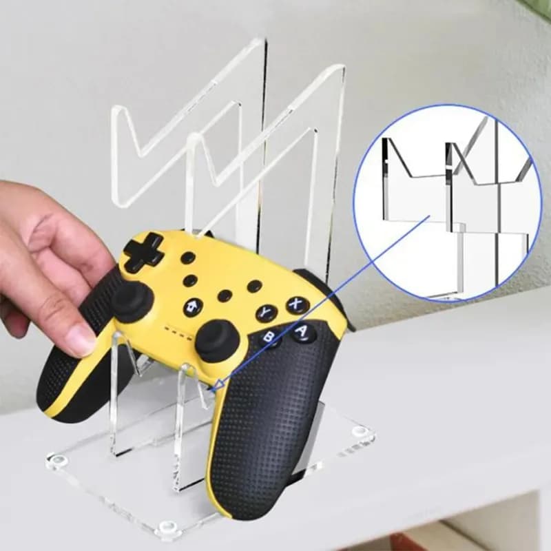 Game Accessories Gamepad Organizer Holder Acrylic Controller Holder for Ps4 Ps5 Xbox