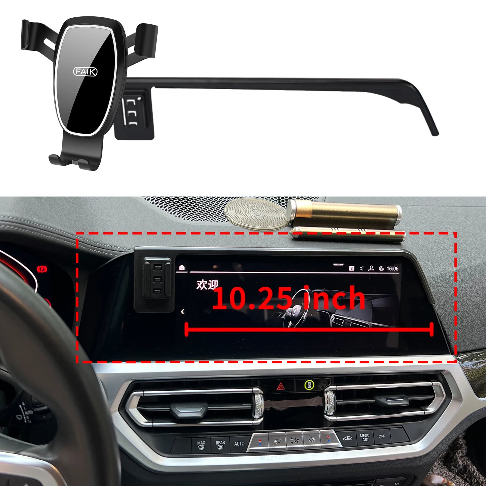 BMW 3 Series 2020 2021 2022 G20 (10.25 inch) Navigation bracket Base for screen Support for phone Car accessories