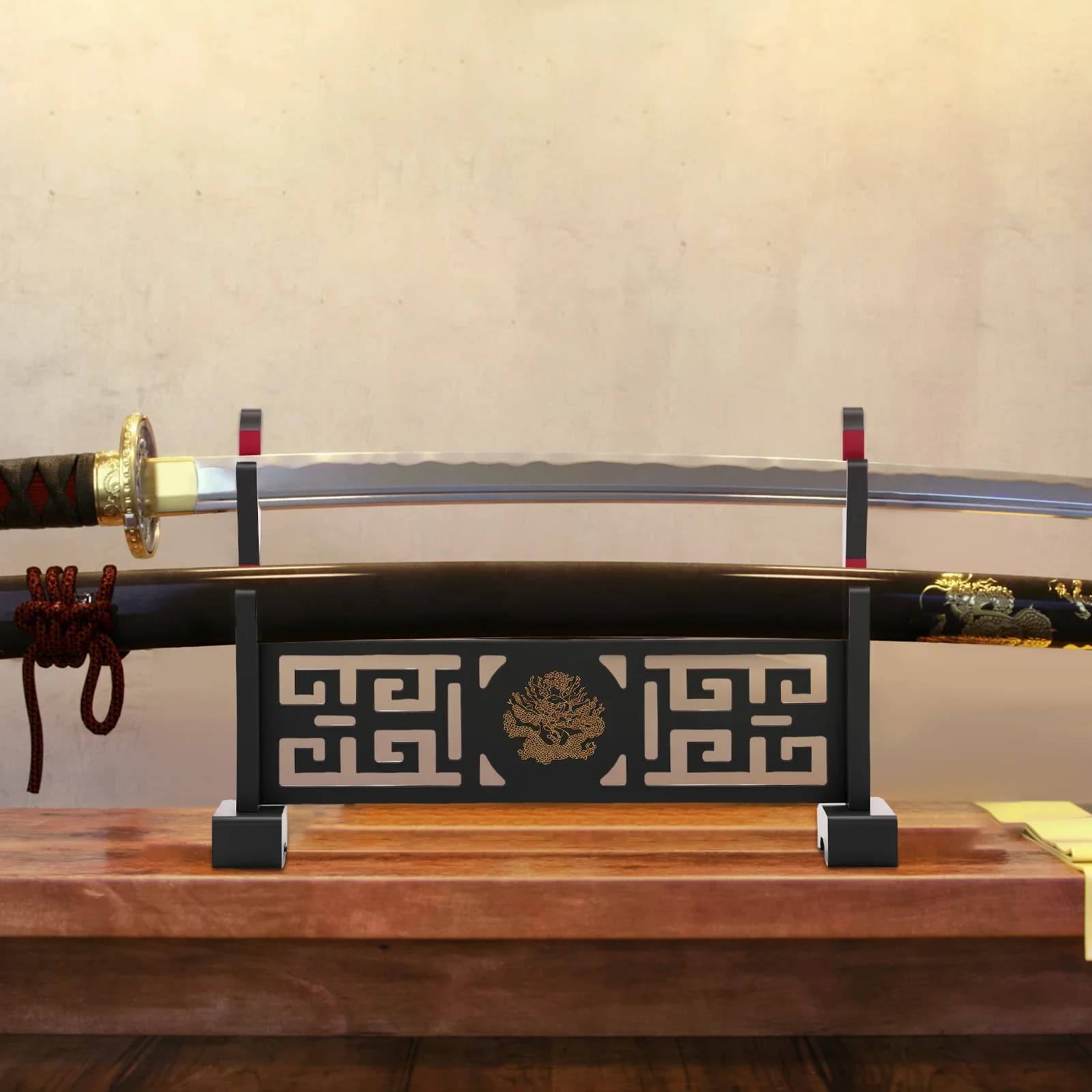 Anime Staffa per arma Display fai-da-te Stand Modello Pistola Coltello Samurai Spada Katana Supporto Telaio universale Cassetta degli attrezzi da gioco Regalo Ragazzo Giocattoli