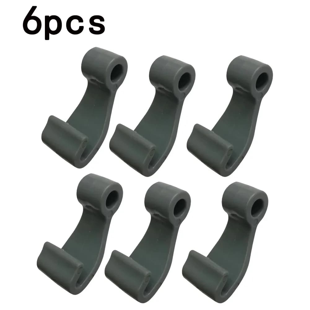 6x ganci multifunzione in plastica per fissare la corda, clip per gommone, zattera da pesca, copertura per barca marina, accessori per kayak