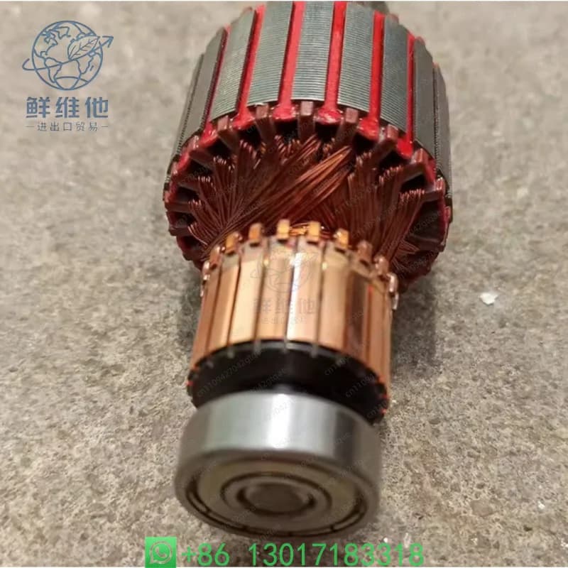 Armature for Household Vacuum Cleaner Copper Wires High Speed Motor Rotor Vacuum Cleaner Parts Replacement