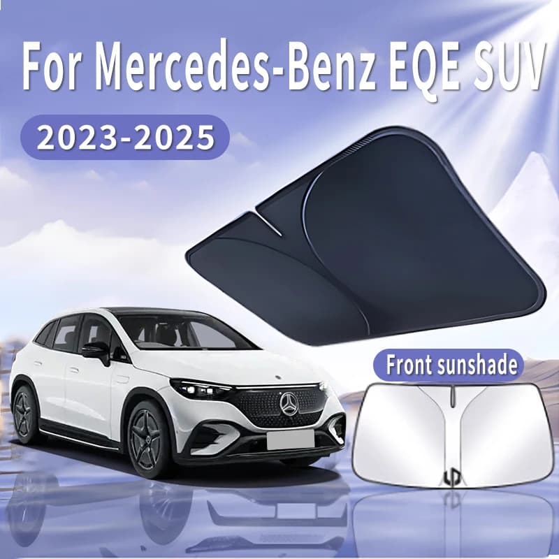 Visiera parasole per auto per Mercedes-Benz EQE SUV 2023 2024 2025 Parabrezza anteriore Parasole Isolamento termico Raffreddamento estivo Accessori auto