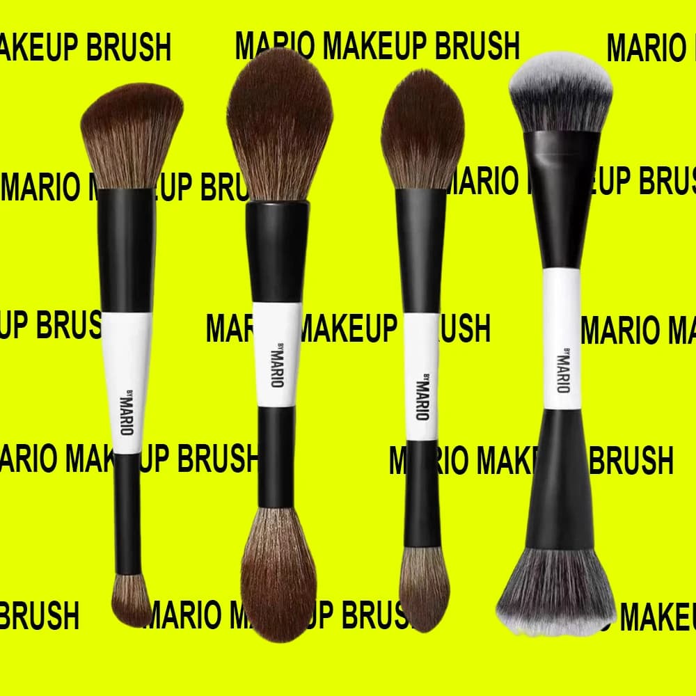 Pennello per Trucco Illuminante e Blush F1 F2 F3 F4 F5 E6 EF1 EF2 E3 E4 E5 E7, Pennello Cosmetico Mario con Setole Morbide per un Effetto Luminoso Ambientale