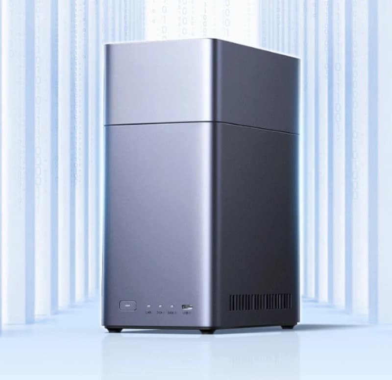 DH2300 8G Version Dual-disk NAS Home Home Network Storage Host Server, Mobile Phone Tablet Expansion
