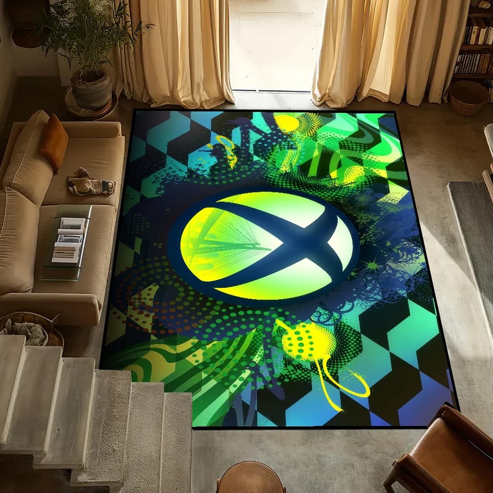Logo Gioco X-Xbox Piccolo tappeto Comodino Cucina Bagno Soggiorno Casa Camera da letto Tappetino Zerbino Decorazione tappeto